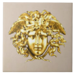 Carreaux muraux Medusa dorée