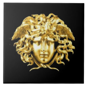 Carreaux muraux Medusa dorée