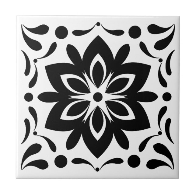 Carreaux noirs et blancs (Devant)