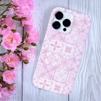 Carreaux ornés en rose