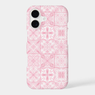 Carreaux ornés en rose