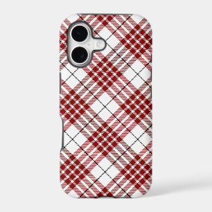 carreaux rouge et blanc Buchanan tartan