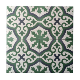 Carreaux verts vintages