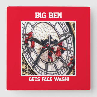 Carrée Acrylique Mur Horloge grand carré!