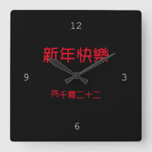 Bonne horloge du Nouvel An
