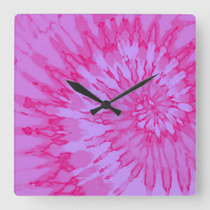 Carrée Boublegum Rosé Tie Tie Horloge