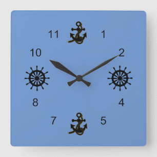 Carrée Horloge - Ancres et Helms