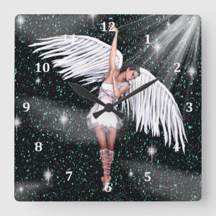 Carrée Horloge Angel