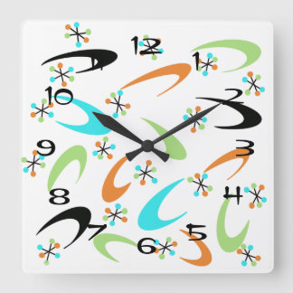 Carrée Horloge atomique du milieu du siècle