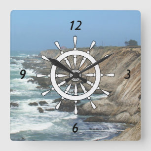 Carrée Horloge - Barre du navire