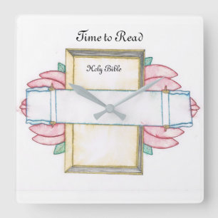 Carrée Horloge biblique