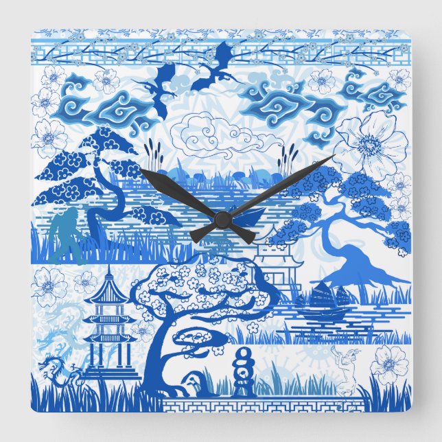 Carrée Horloge bleue (Recto)