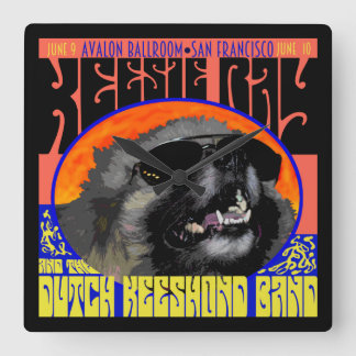 Carrée Horloge carré Keesie Ray