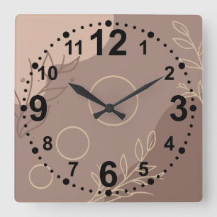 Carrée Horloge Carré minimaliste moderne