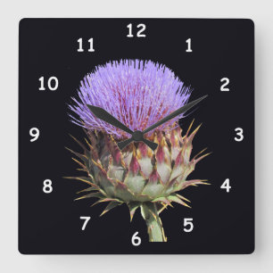 Carrée Horloge - Chardon