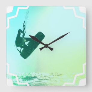 Carrée Horloge d'air de Kiteboarding