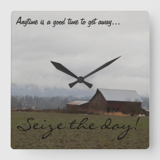 Carrée Horloge de la grange Ole Washington