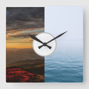 Carrée Horloge de la nature