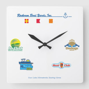 Carrée Horloge de Rockvam Boat Yards, Inc.