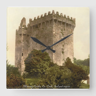 Carrée Horloge du château de Blarney, Co. Cork, Irlande.