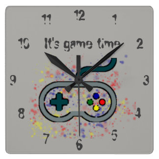 Carrée Horloge du joueur de temps de jeu