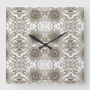 Carrée Horloge en Acrylique