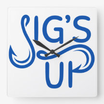 Horloge en Acrylique. Jigs Debout.