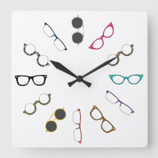 Carrée Horloge Eyeglass
