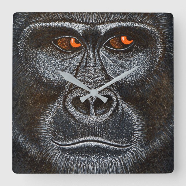 Carrée Horloge Gorilla (Recto)