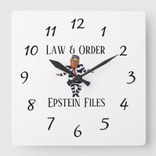 Carrée Horloge Law & Order