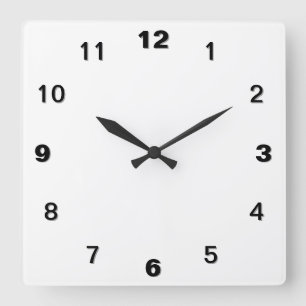 Carrée Horloge PM - Simple