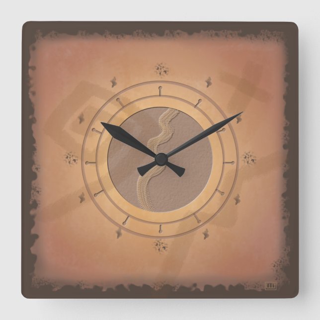 Carrée Horloge sud-ouest du désert (Recto)