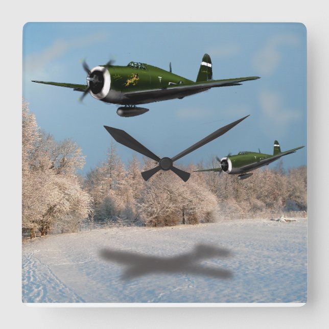 Carrée Horloge Thunderbolt P47 (Recto)