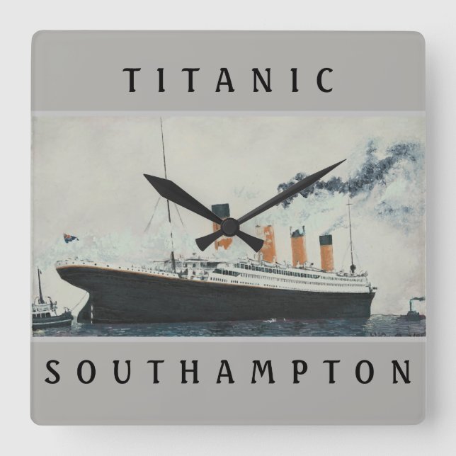 Carrée Horloge TITANIQUE (Recto)