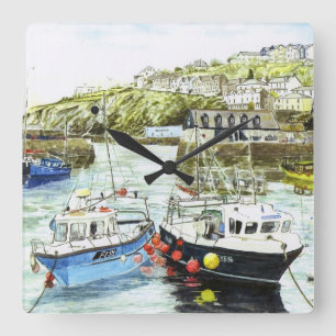 Carrée "Joue horloge à joue"