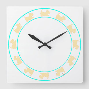 Carrée Petite horloge Scottie