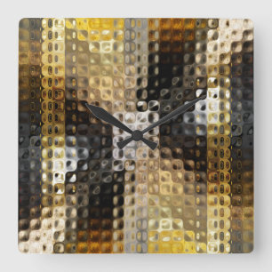 Carrée Radical Art 12 Mur Horloge
