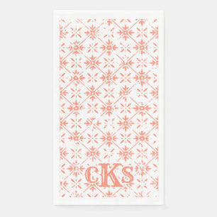 Carrelage à motifs mexicain   Serviettes en papier