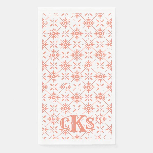 Carrelage à motifs mexicain | Serviettes en papier (Devant)
