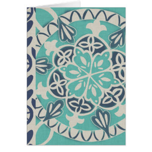 Carrelage Batik Bleu I