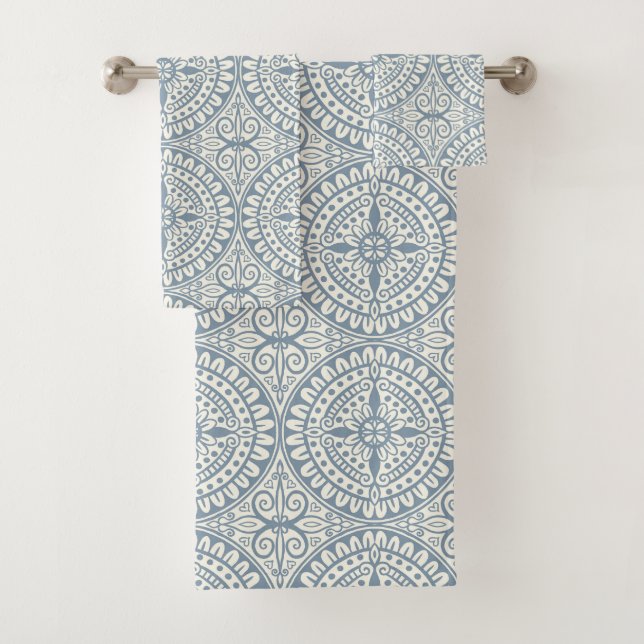 Carrelage bleu marocain Motif (En situation)