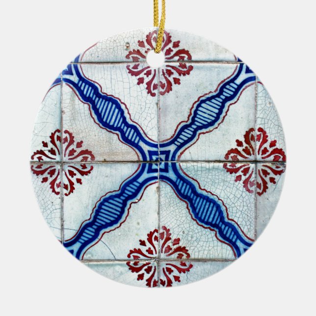 Carrelage, carrelage portugais Ornement céramique (Devant)