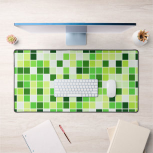 Carrelage de piscine, Carrelage en mosaïque verte,