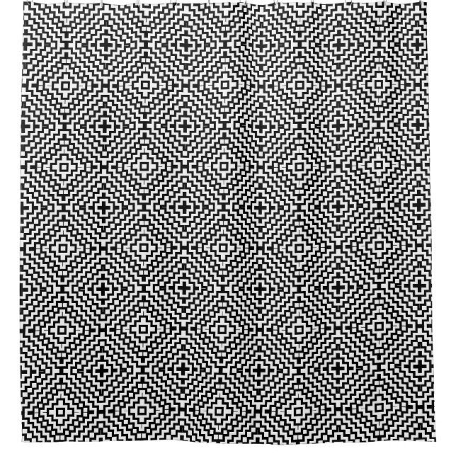 Carrelage noir blanc marocain > Rideau de douche c (Devant)