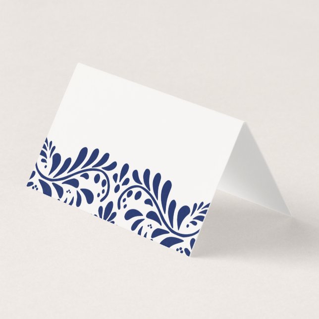 Carrelage Talavera bleu Fiesta Carte Place Décor T (Front)