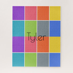Carrés aux couleurs des puzzles