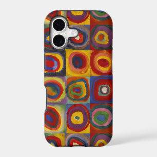 Carrés avec cercles concentriques