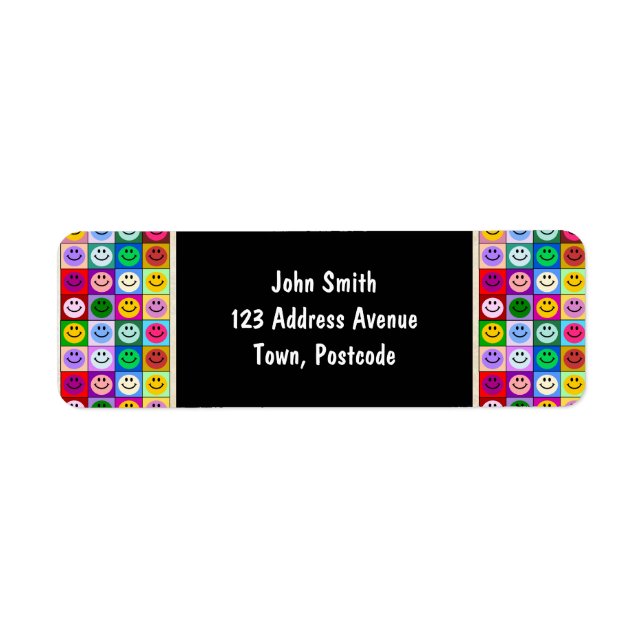 Carrés de face arc-en-ciel (Devant)