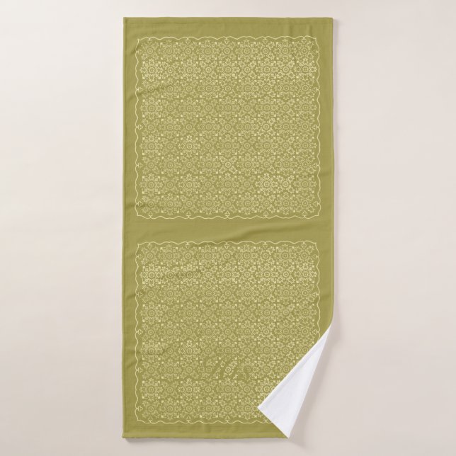 Carrés d'or (Serviette de bain)