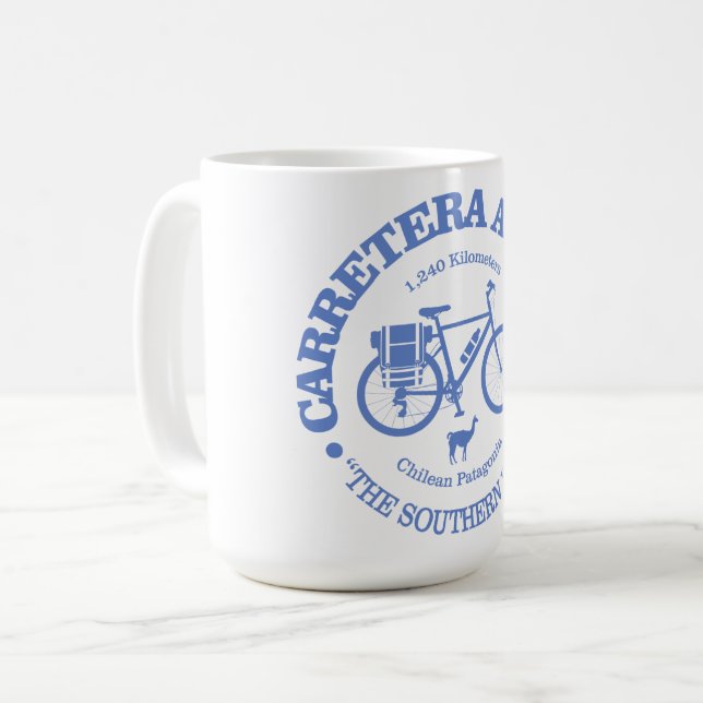Carretera Austral (cycling) Coffee Mug (Front Left)